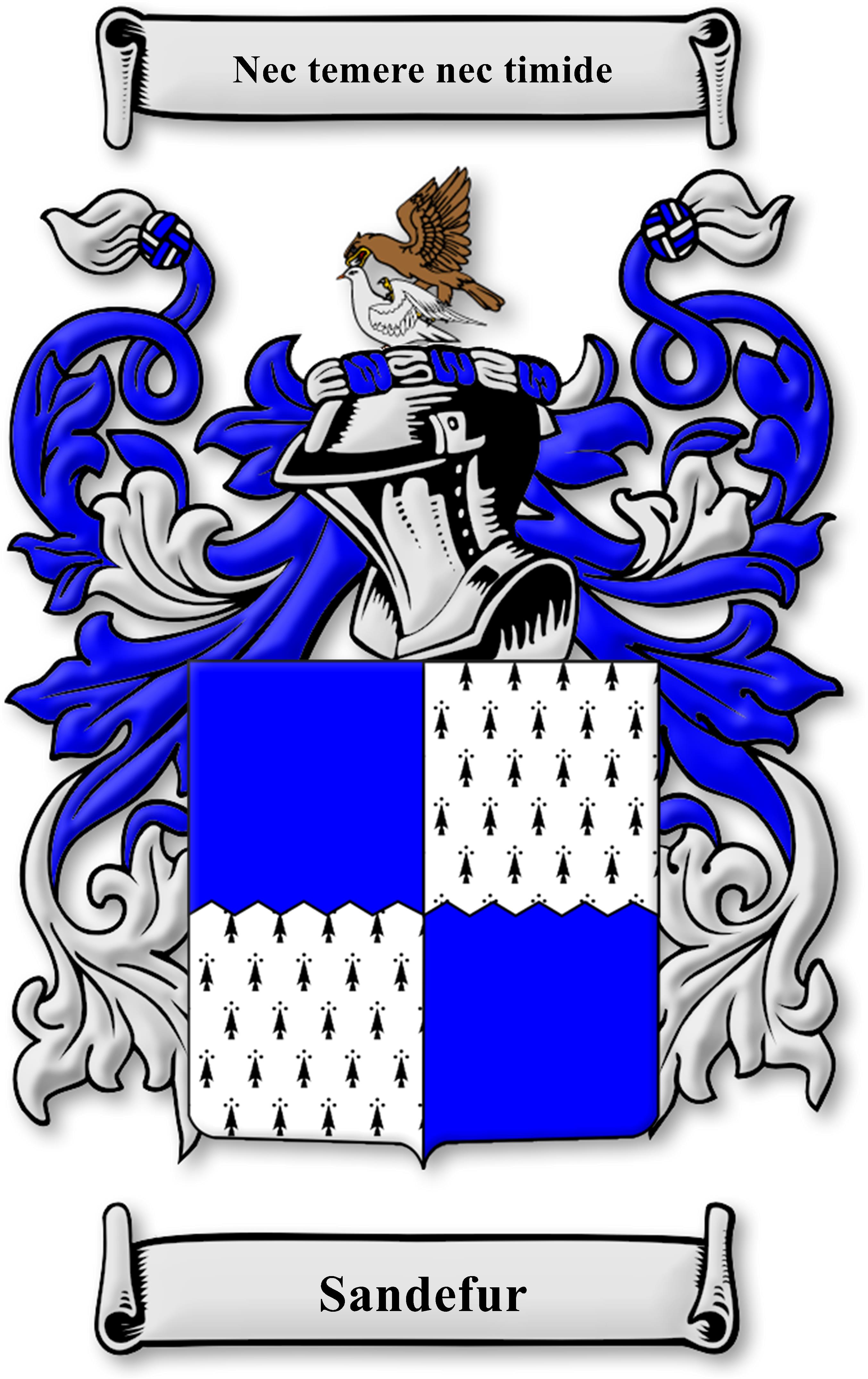 Sandefur Family Crest Sandefur Family Crest